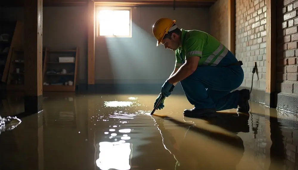 Professional water damage restoration services in Three Bridges, NJ